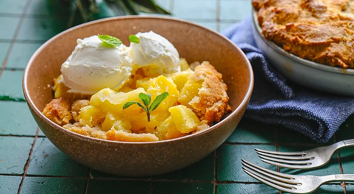 Ананасовый коблер