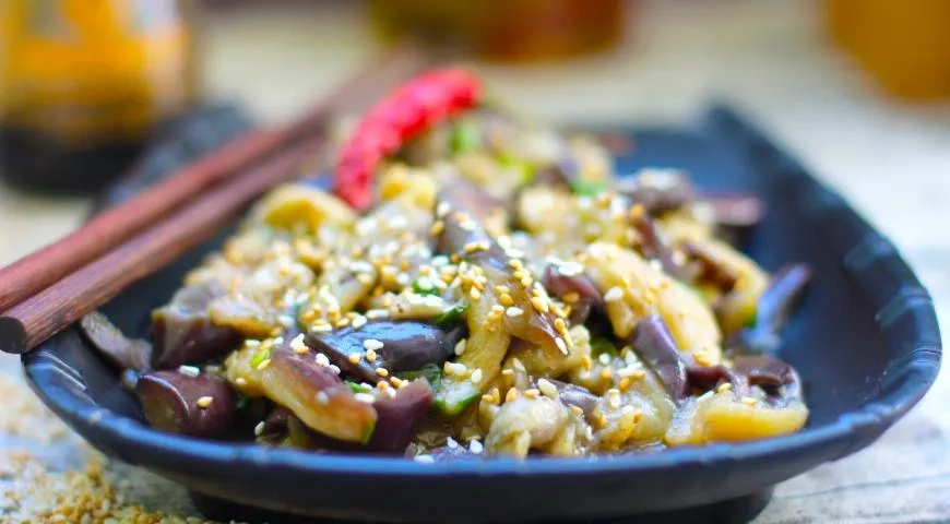 Баклажаны по-корейски Каджи намуль