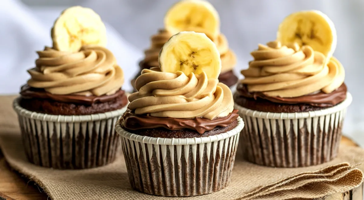 Банановые капкейки