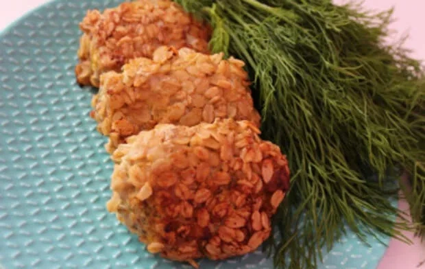 Биточки в кукурузных хлопьях