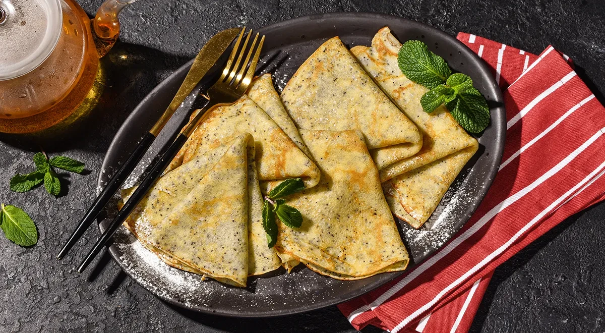 Блины с маком