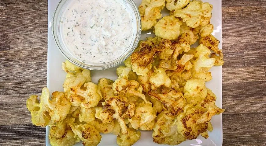 Цветная капуста в хрустящем кляре