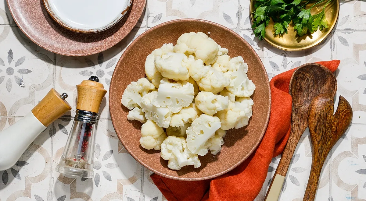 Цветная капуста на пару