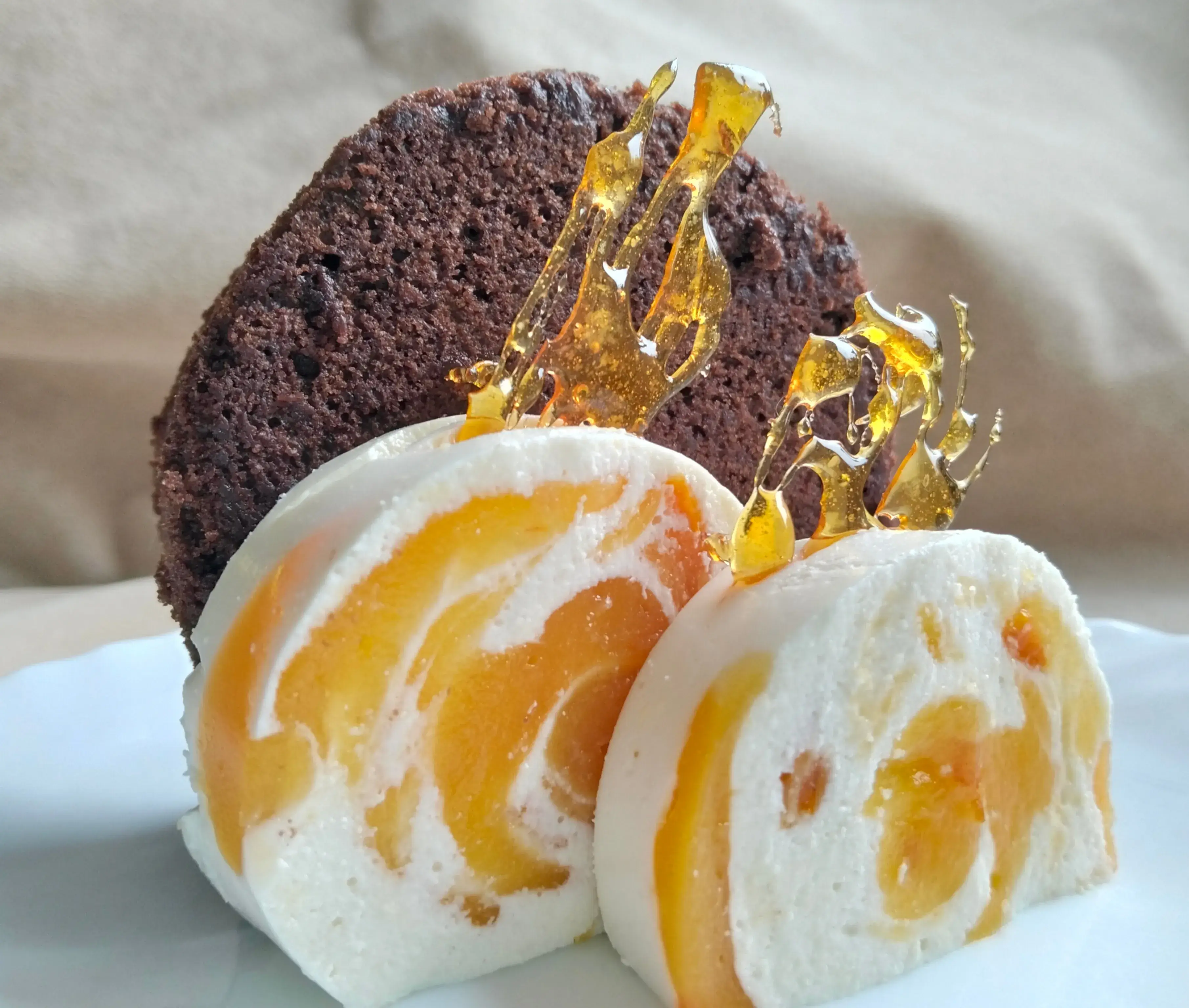 Десерт Осенний рассвет в тумане