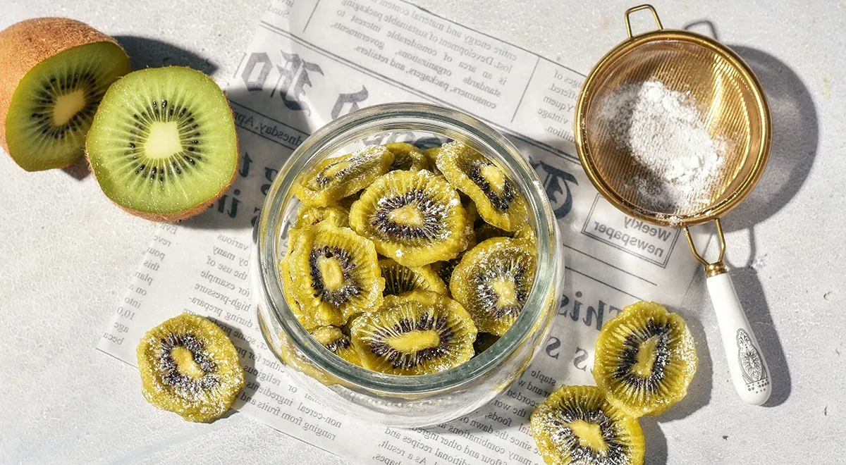 Домашние цукаты из киви