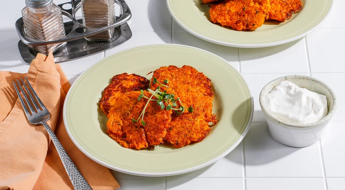 Драники из моркови