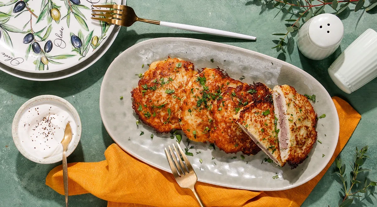 Драники с мясом