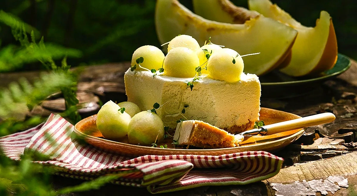 Дынный чизкейк