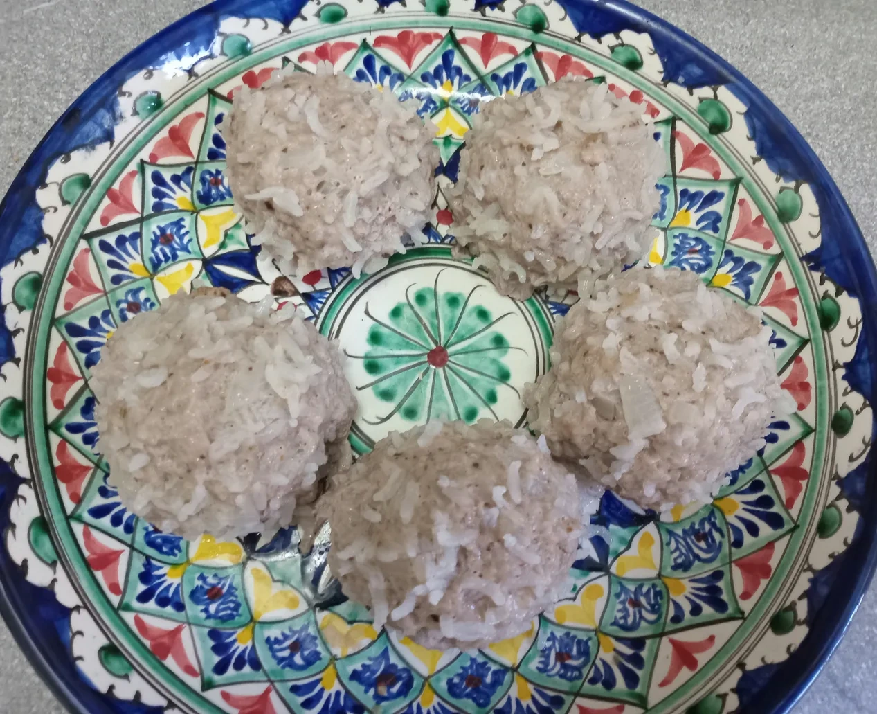 Ёжики из фарша индейки