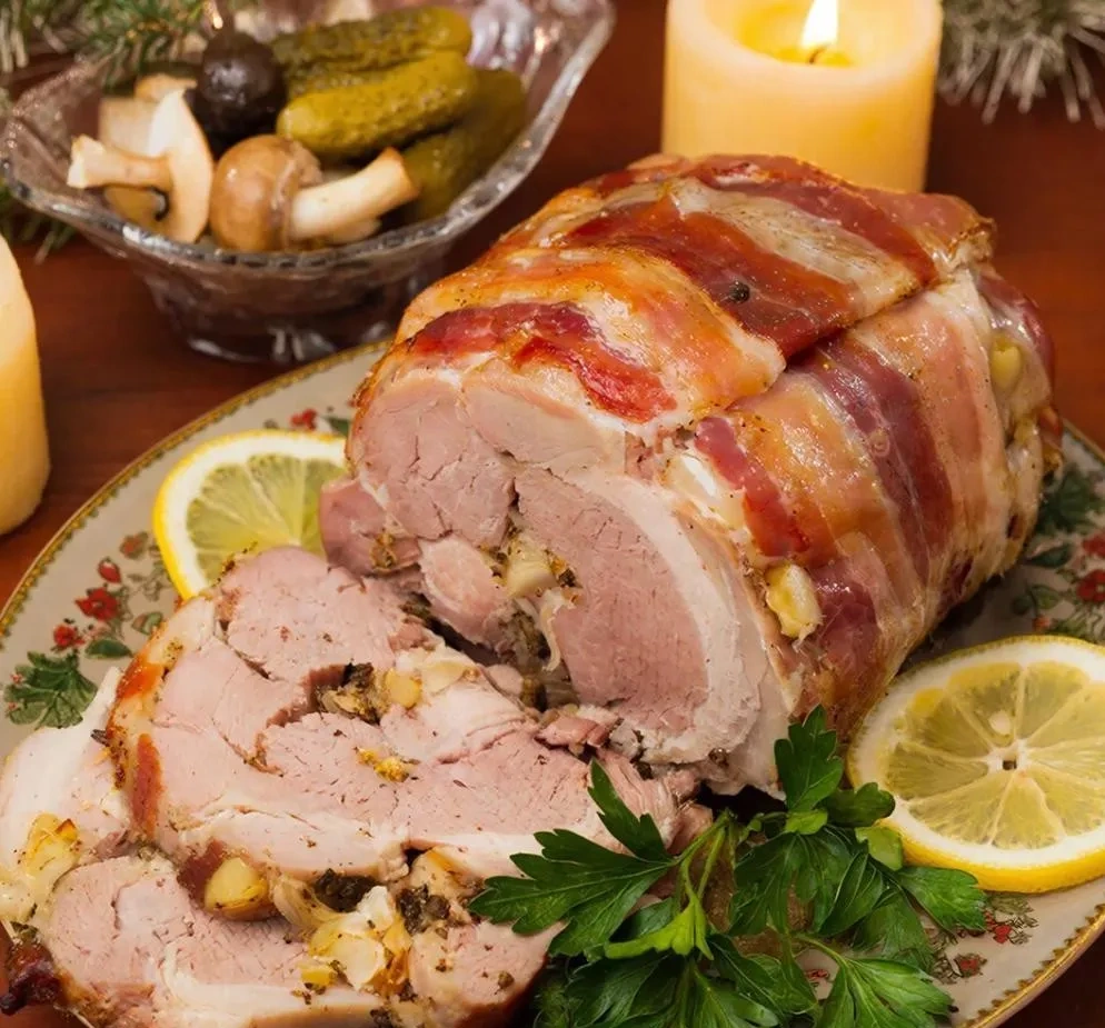 Фаршированная свиная вырезка