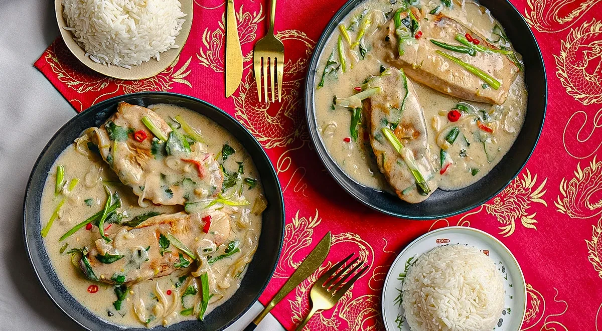 Индейка в кокосово- лаймовом соусе