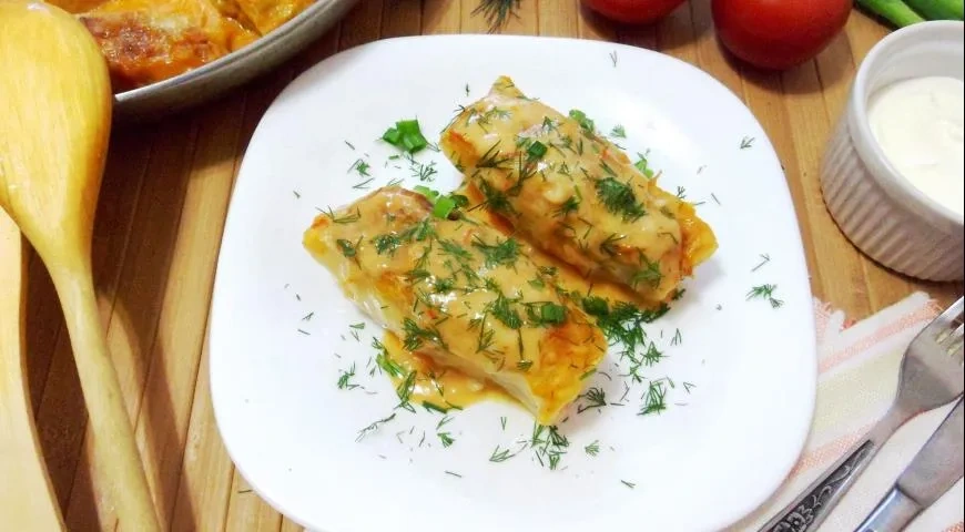 Голубцы запеченные в духовке