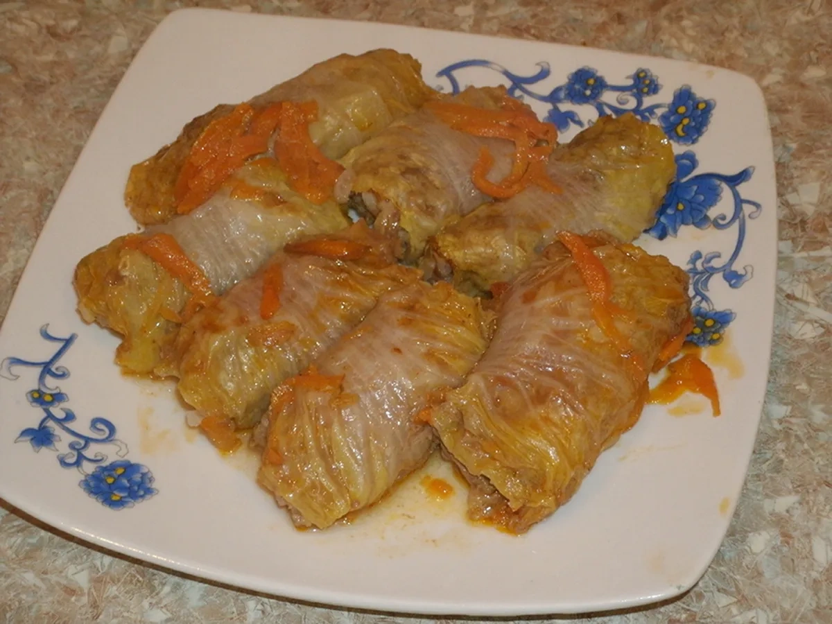 Голубцы из пекинской капусты с индейкой