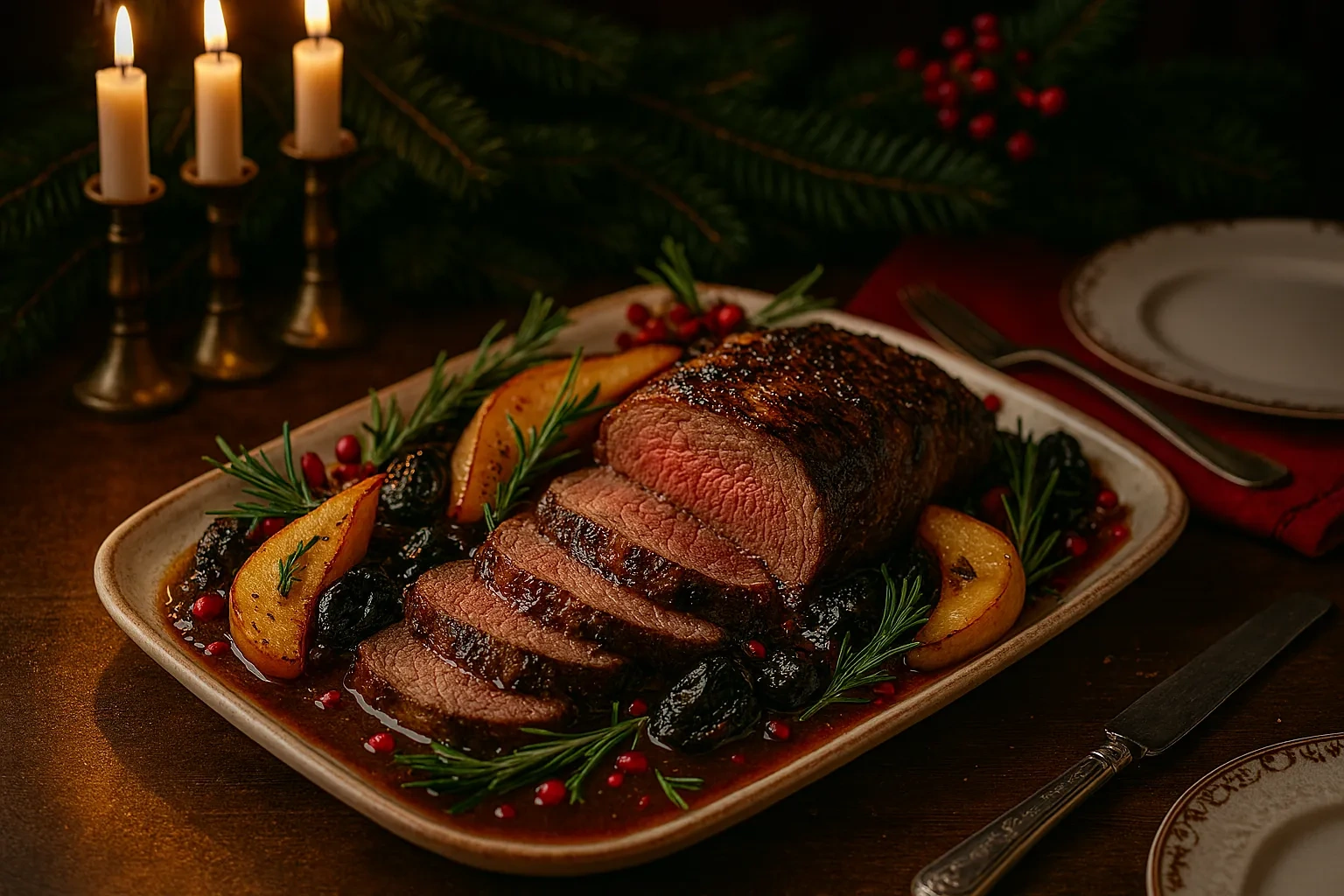 Говядина в сливочно-винном соусе