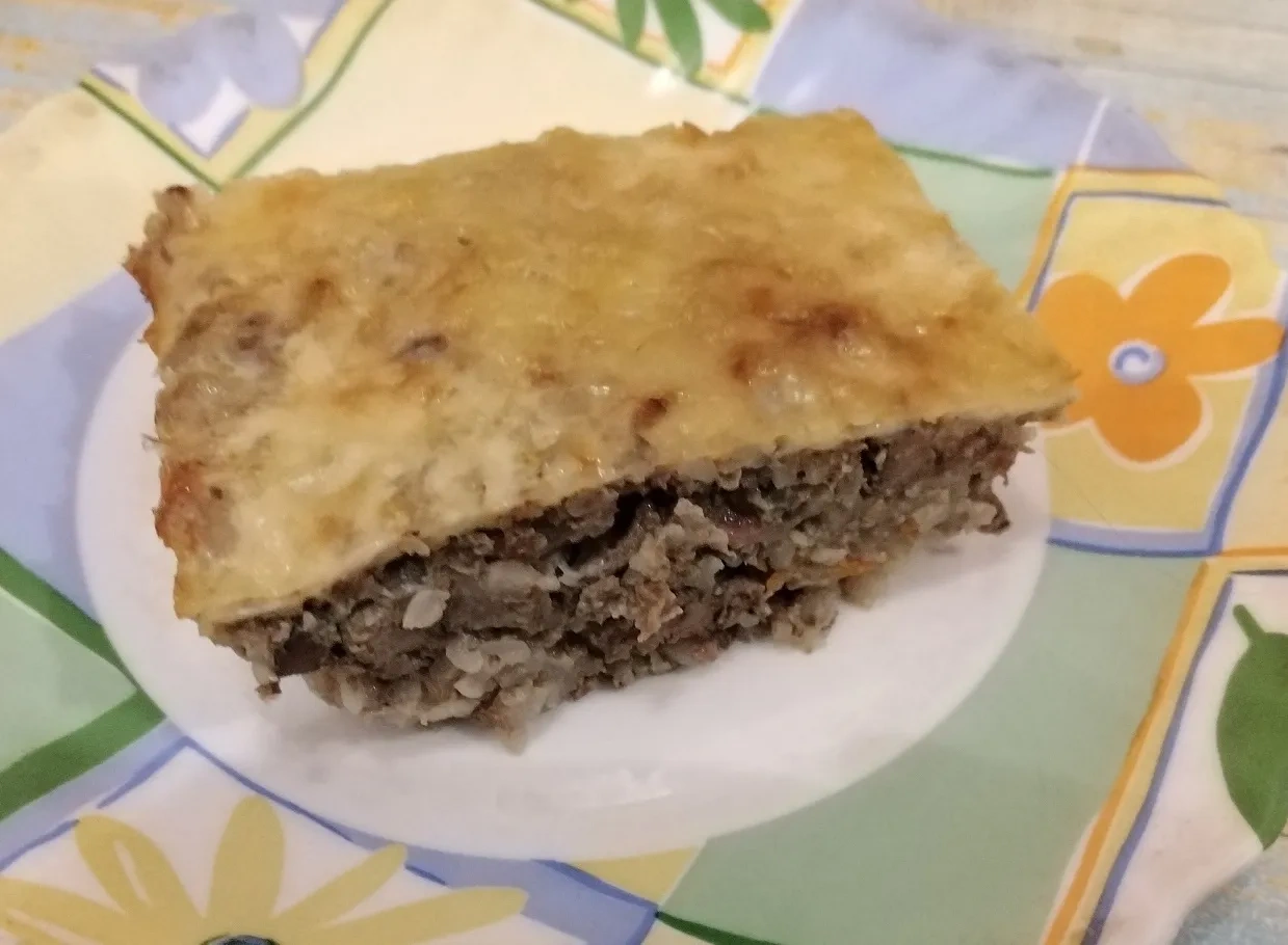 Гречневая запеканка с куриной печенью