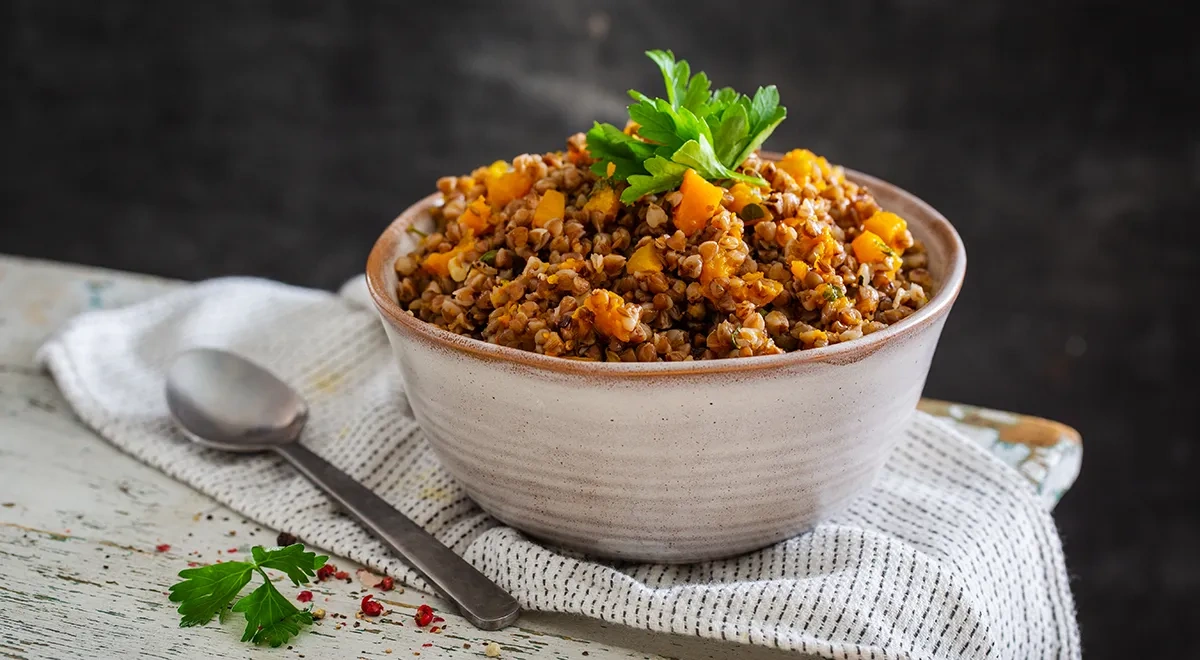 Гречневая каша с тыквой в мультиварке