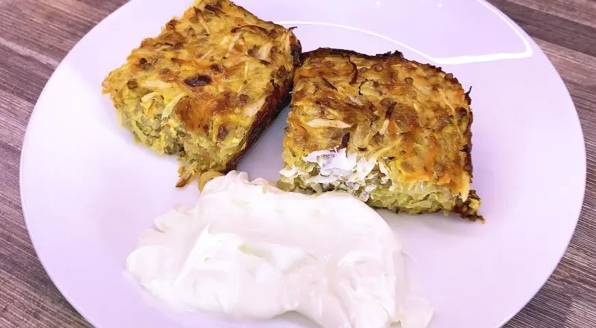 Гречневая запеканка с капустой