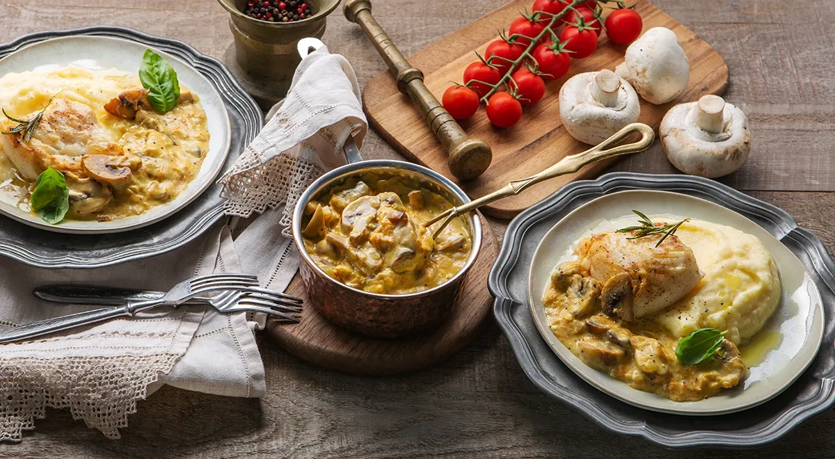 Грибная подлива из шампиньонов