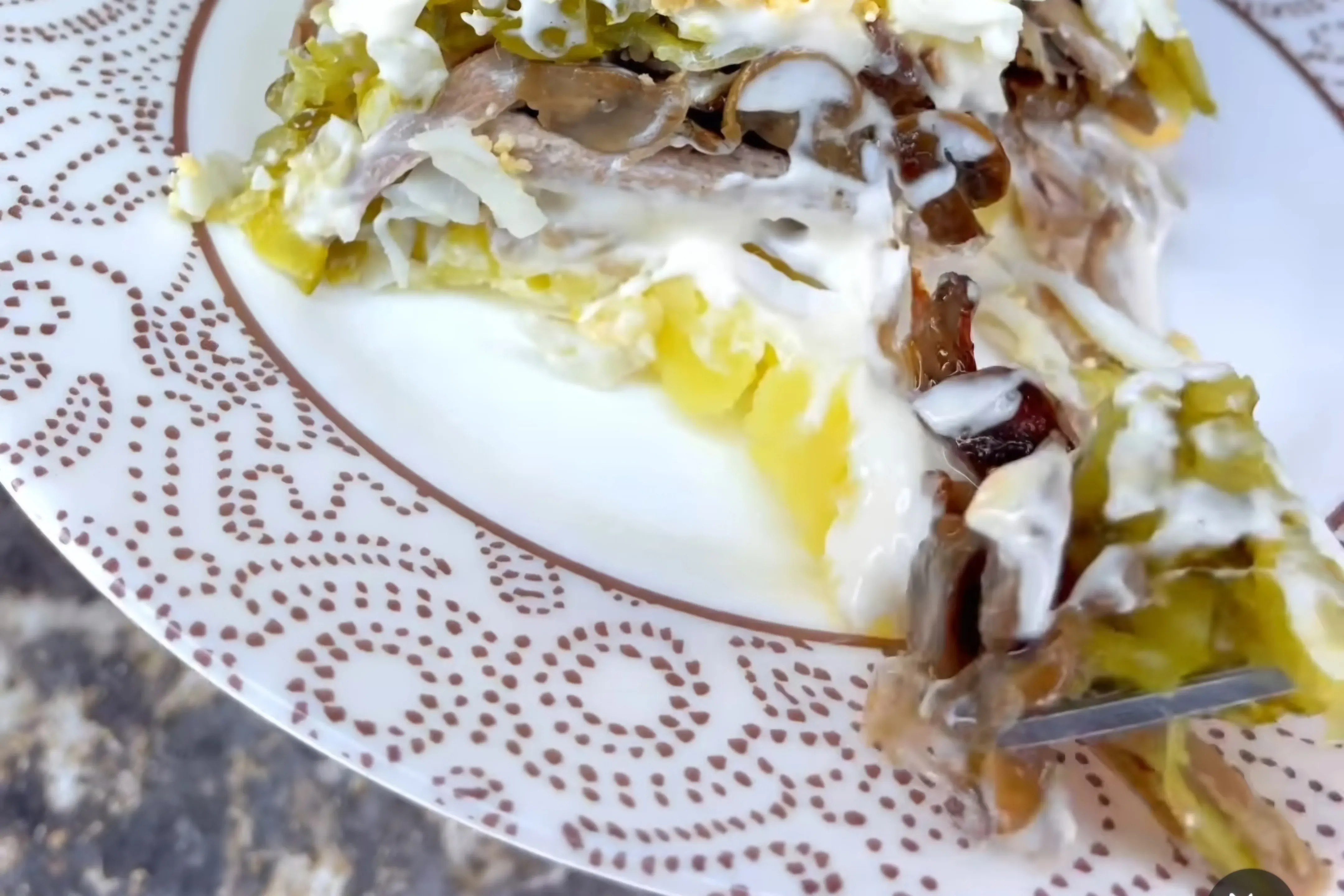 Грибной салат