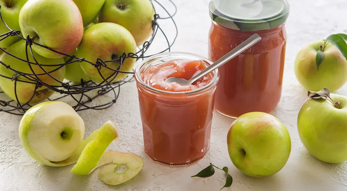 Густое яблочное повидло