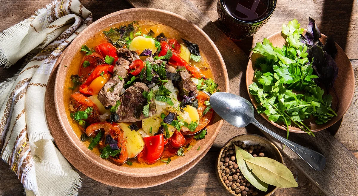 Хашлама с картофелем