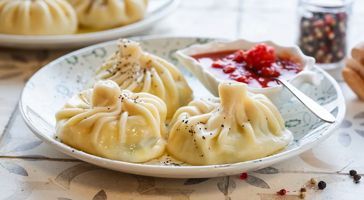 Хинкали с картошкой