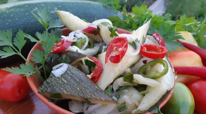 Кабачки по-корейски