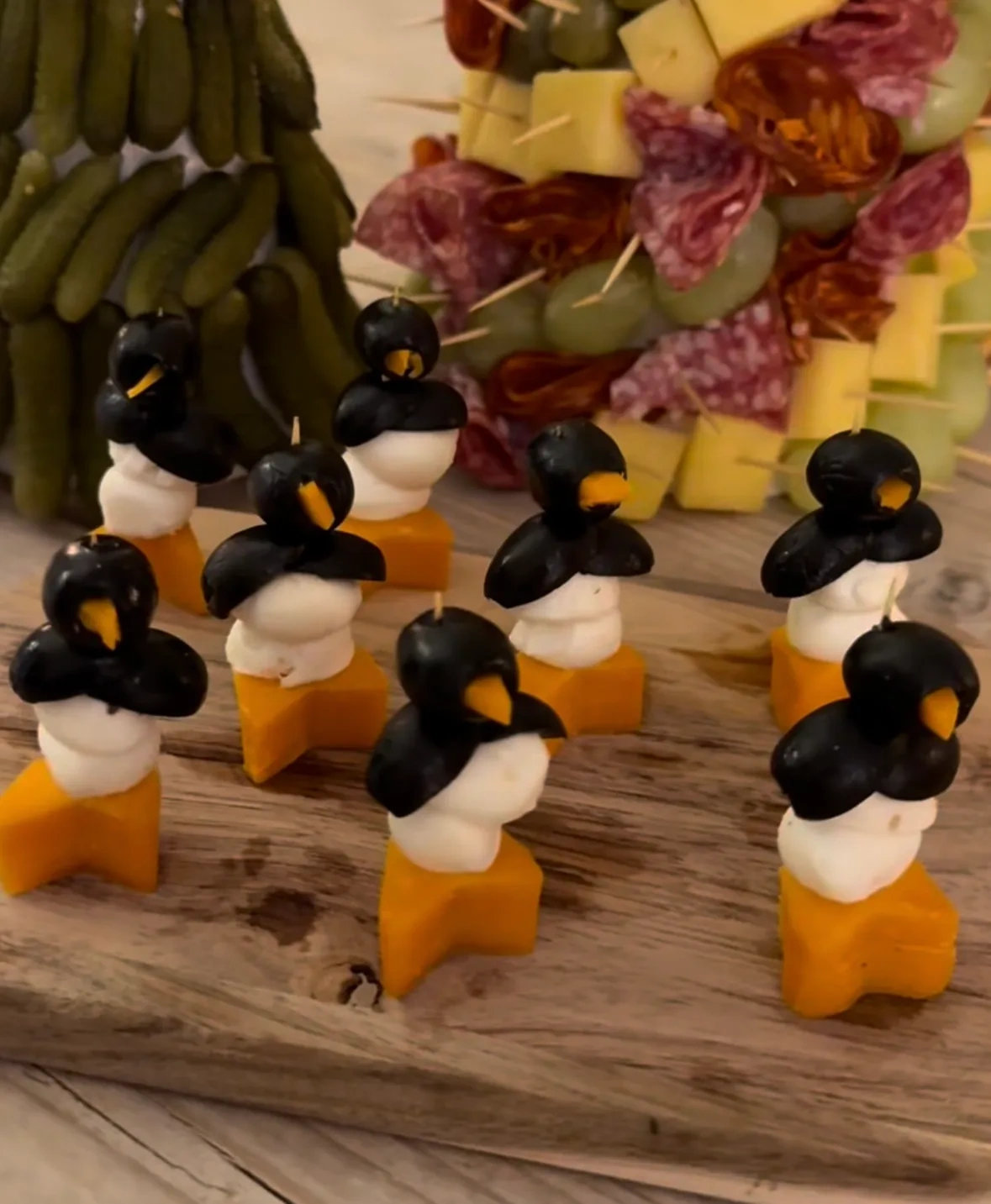 Канапе «Пингвины»