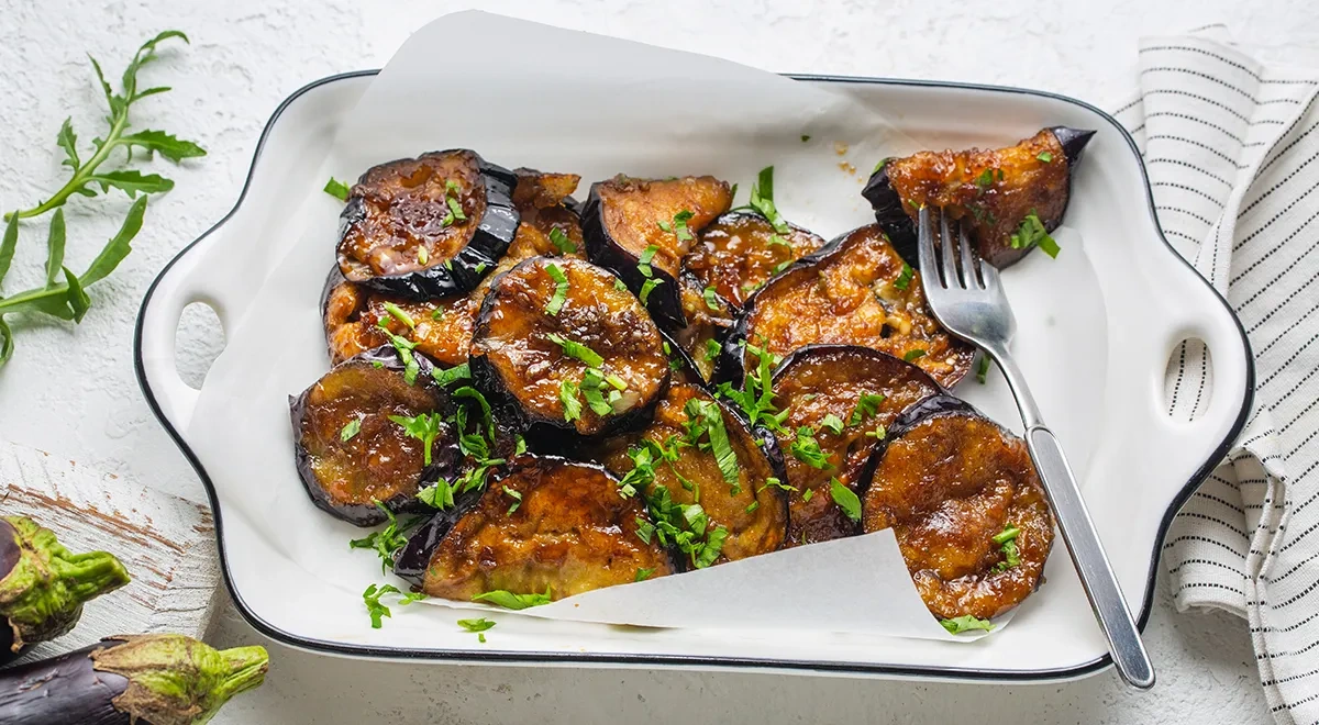 Карамелизированные баклажаны