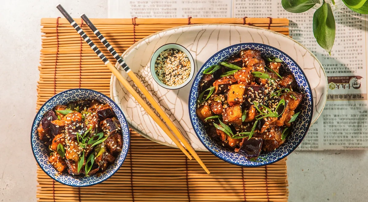 Карамелизованные баклажаны с хрустящей корочкой