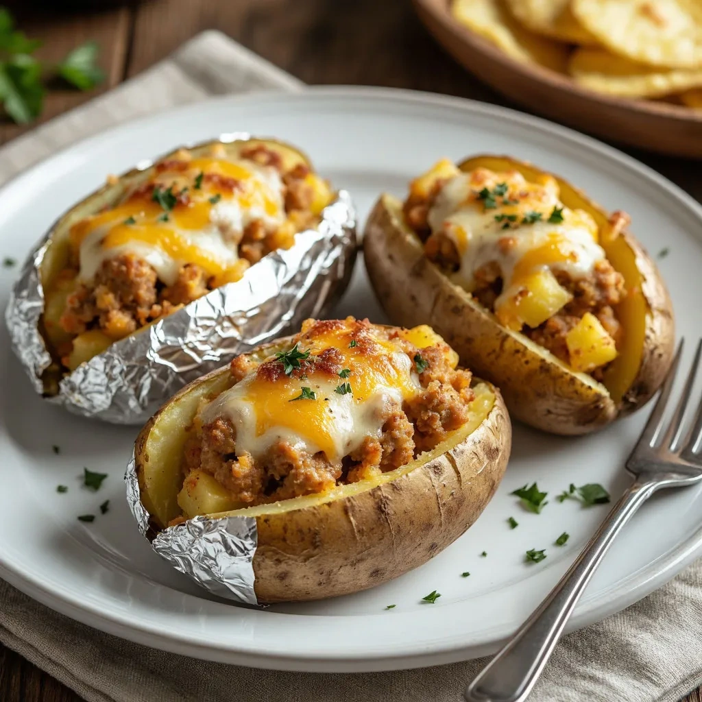 Картофель под шапочкой