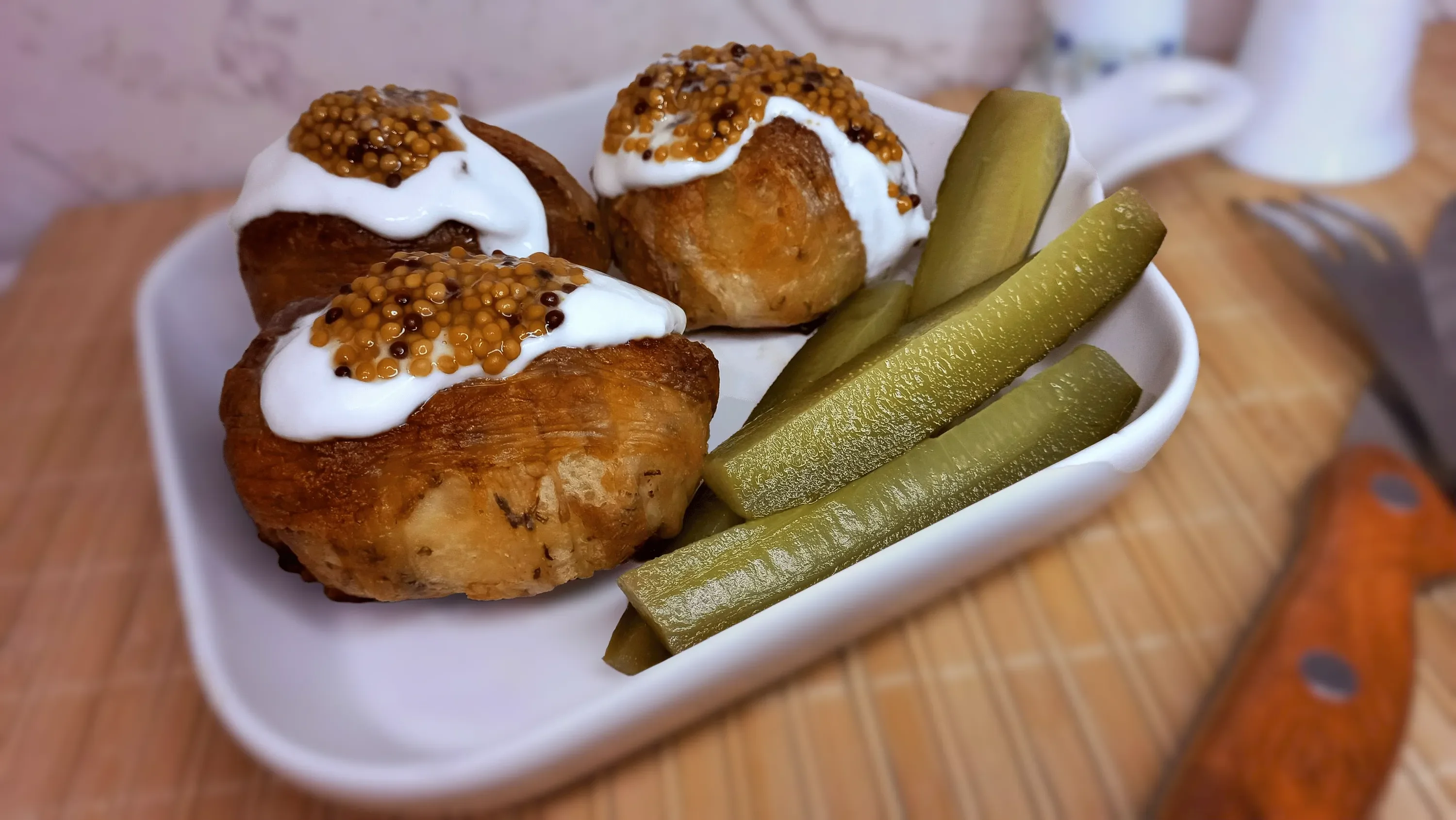 Картофель в беконе, запечённый в духовке