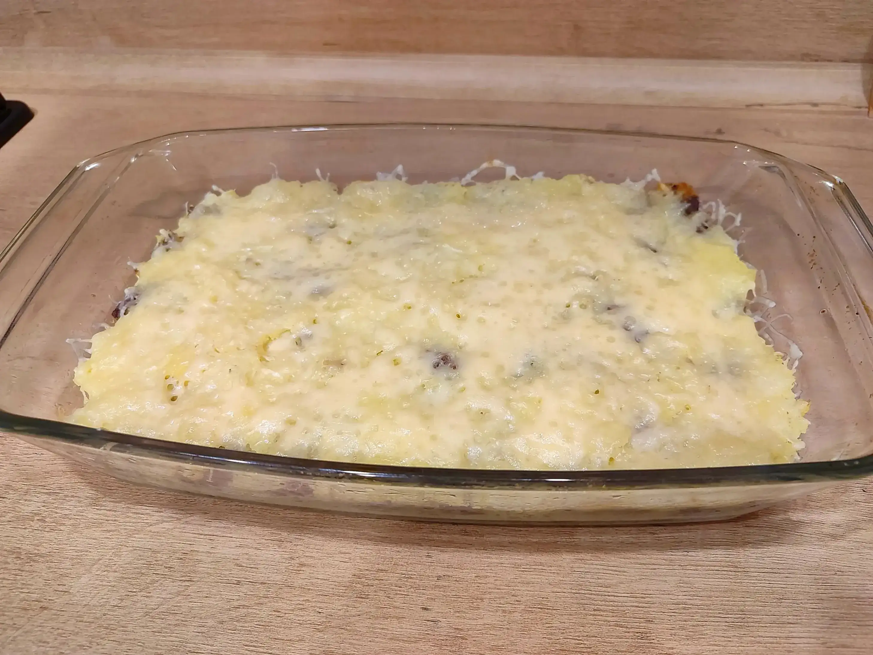 Картофельная запеканка с фаршем в духовке