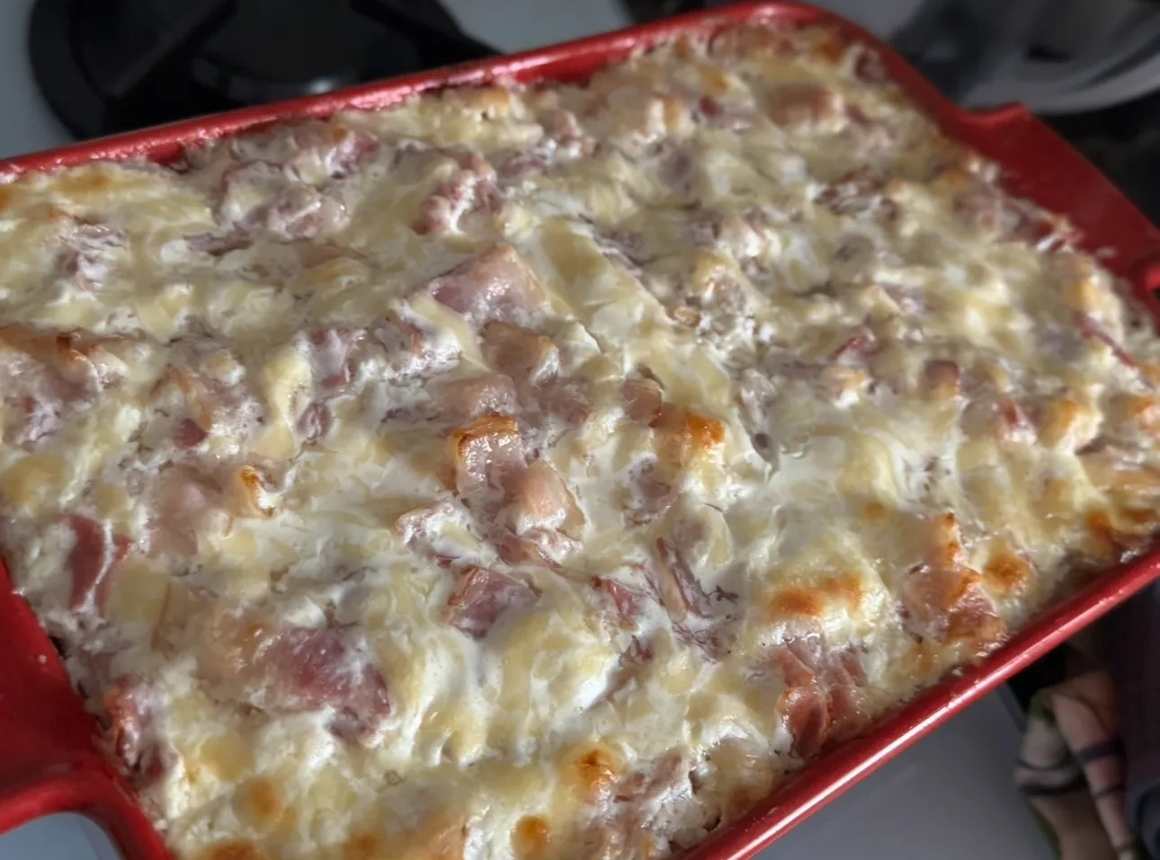 Картофель с беконом