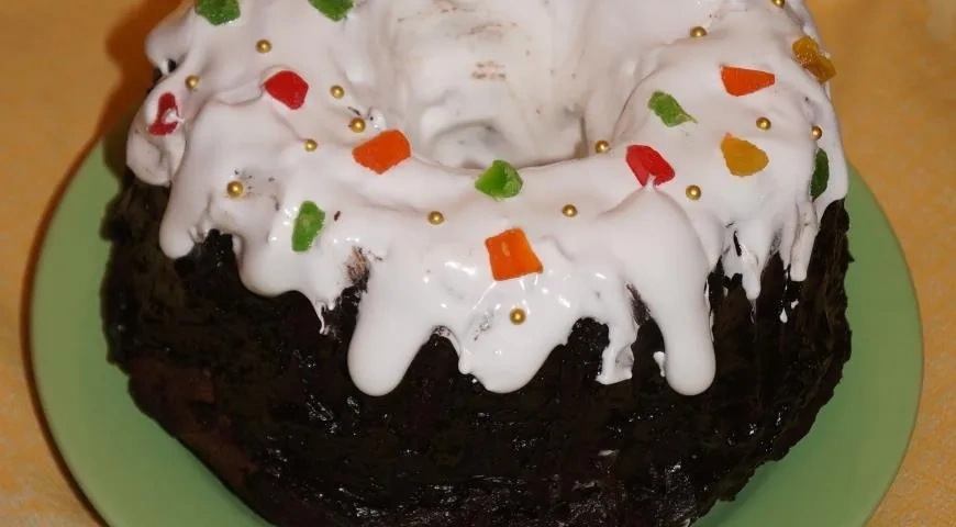 Шоколадный кекс на Пасху