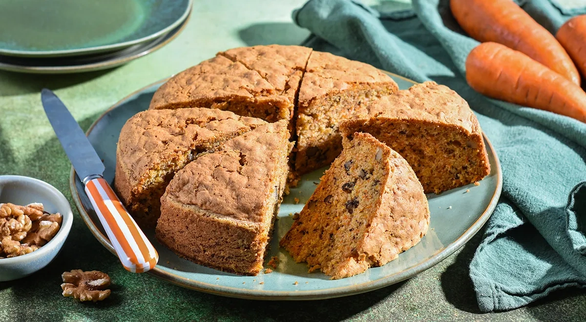 Кекс с морковью