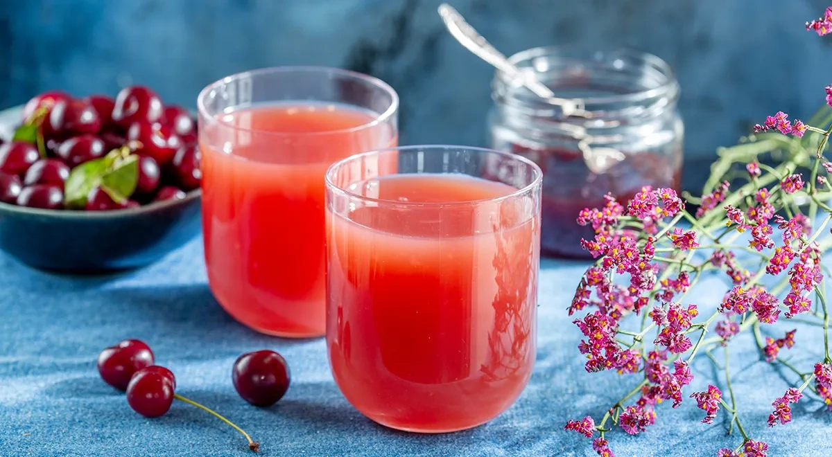 Кисель из вишневого варенья