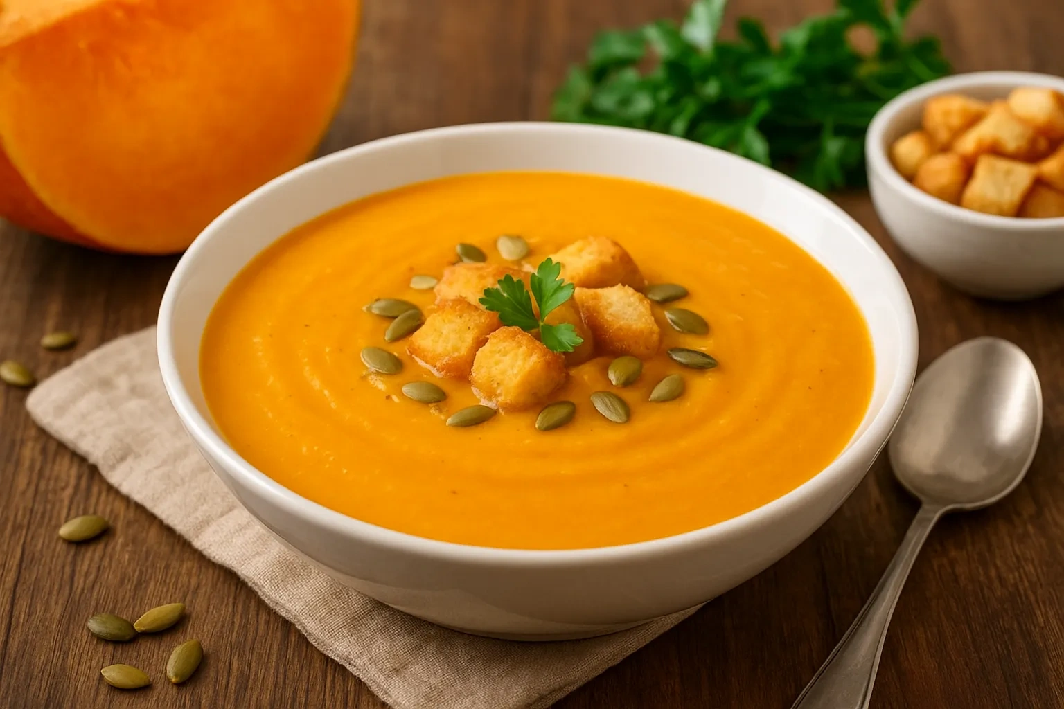 Классический тыквенный крем-суп
