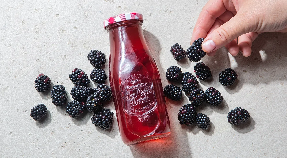 Компот из ежевики на зиму