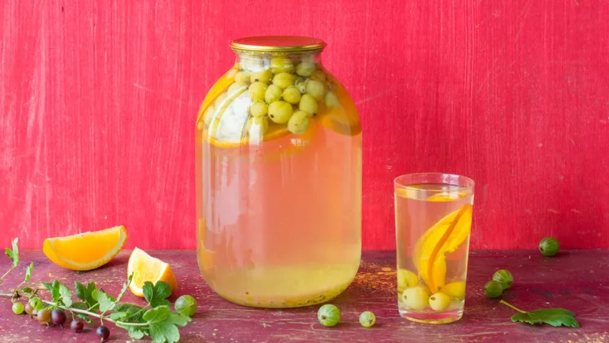 Компот из крыжовника с апельсином, Заходник