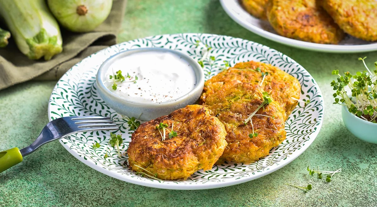 Котлеты из кабачка и картошки