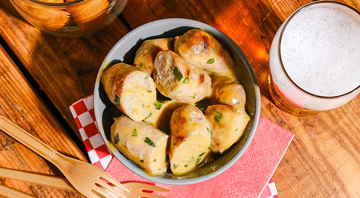 Купаты в пивном соусе