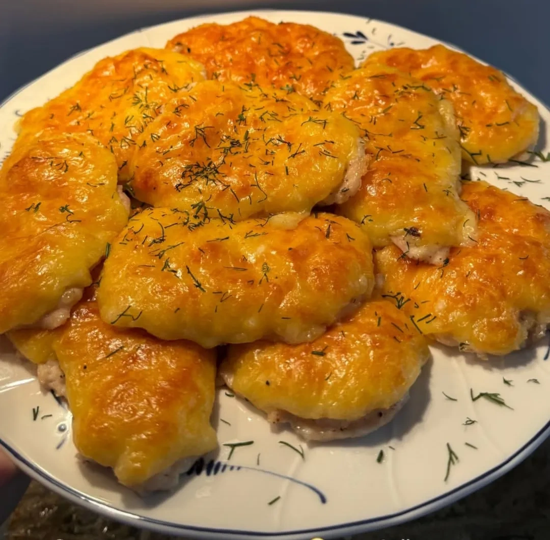 Куриная грудка под сырной шапочкой