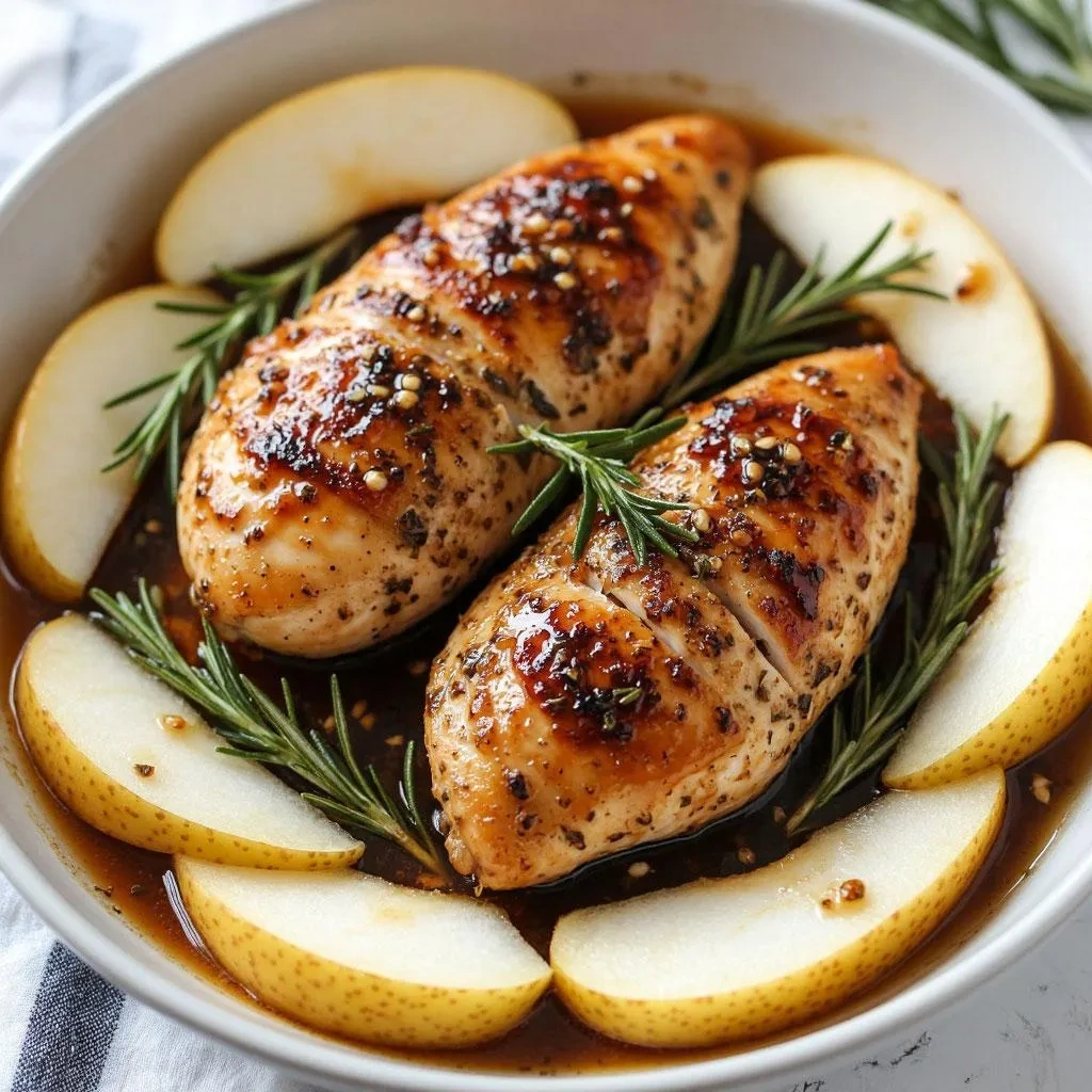 Курица с грушей