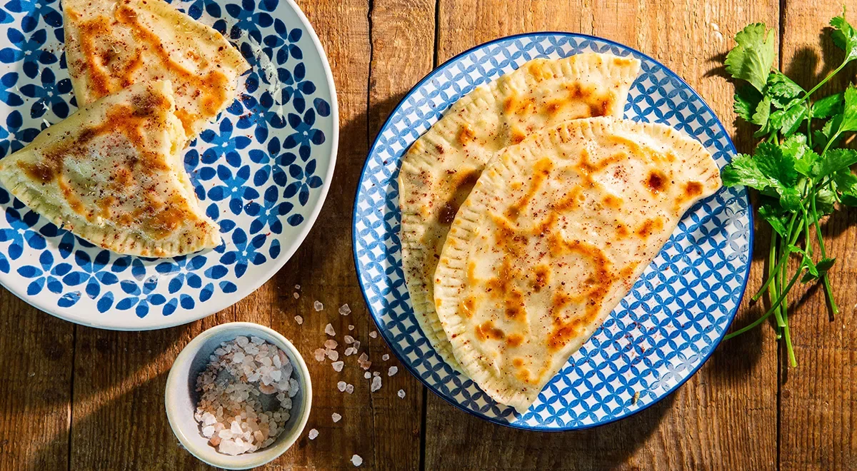 Кутабы с картошкой