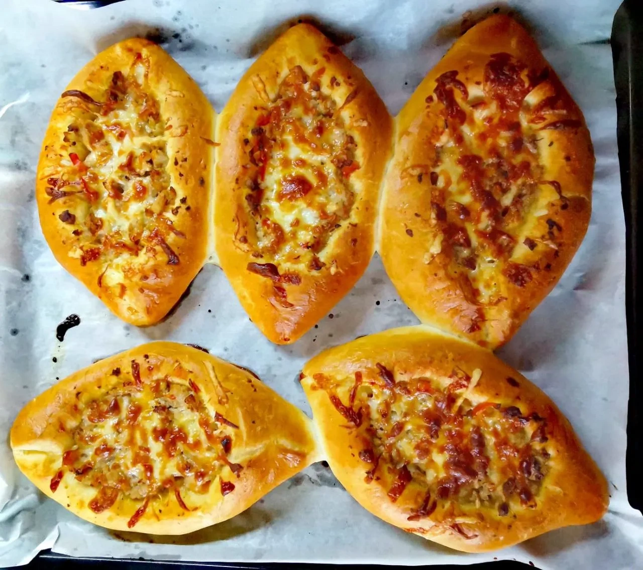 Кыямале пиде, вкусные пирожки