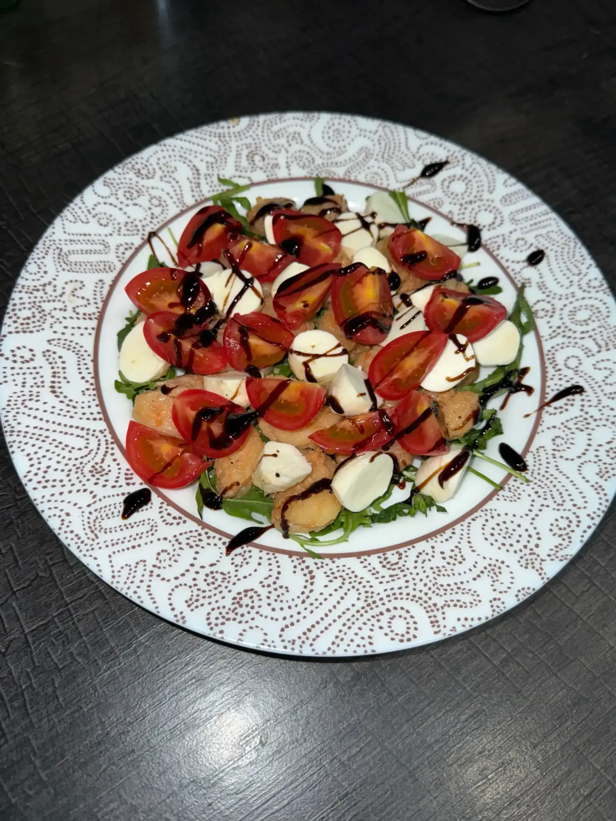 Лёгкий салат с креветками