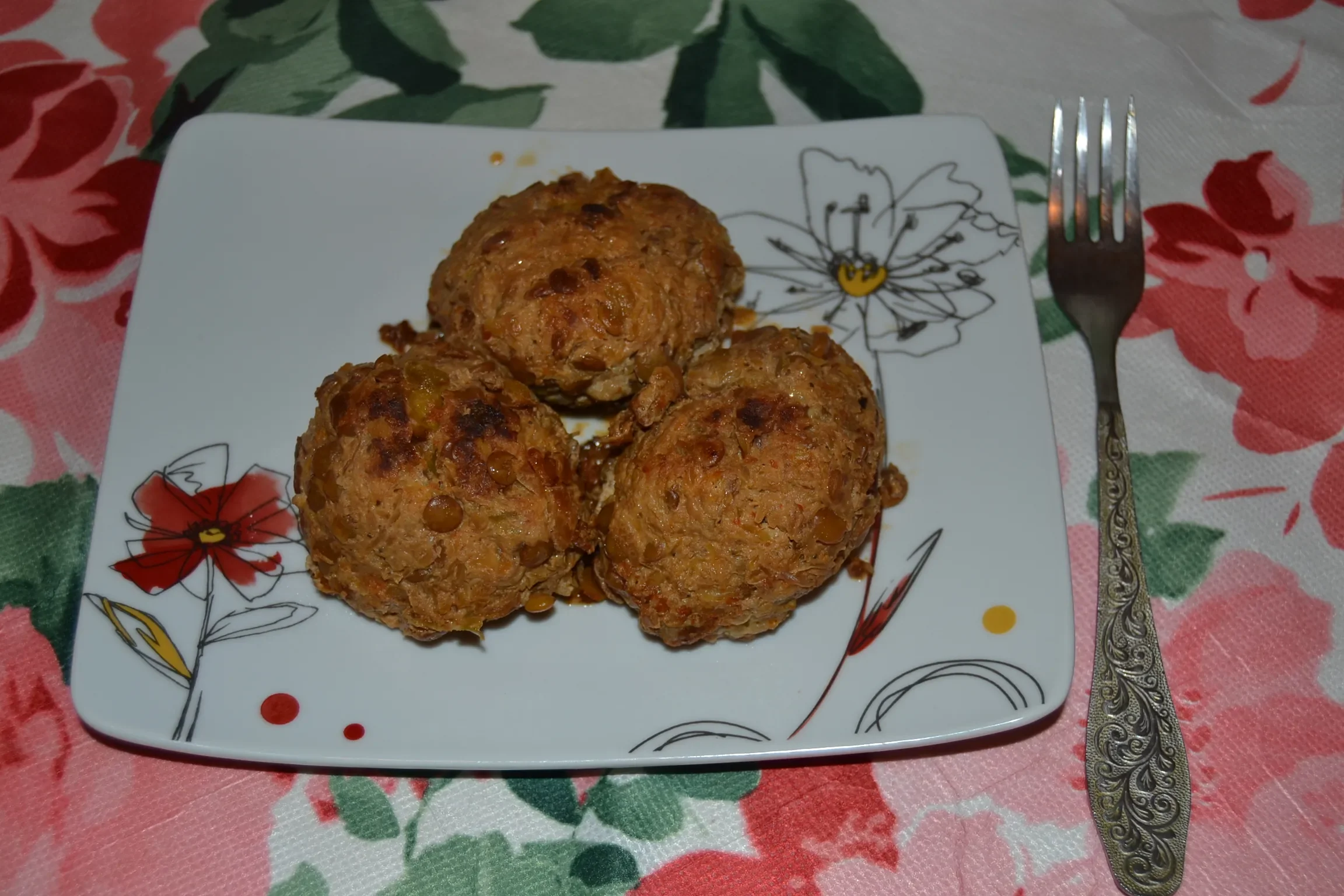 Ленивые голубцы с чечевицей