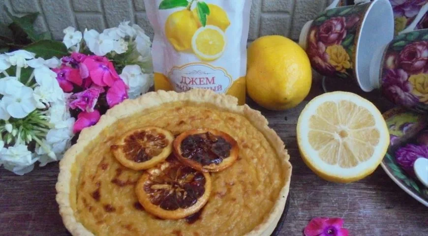 Лимонный пирог с лимонным джемом Махеевъ к 23 февраля