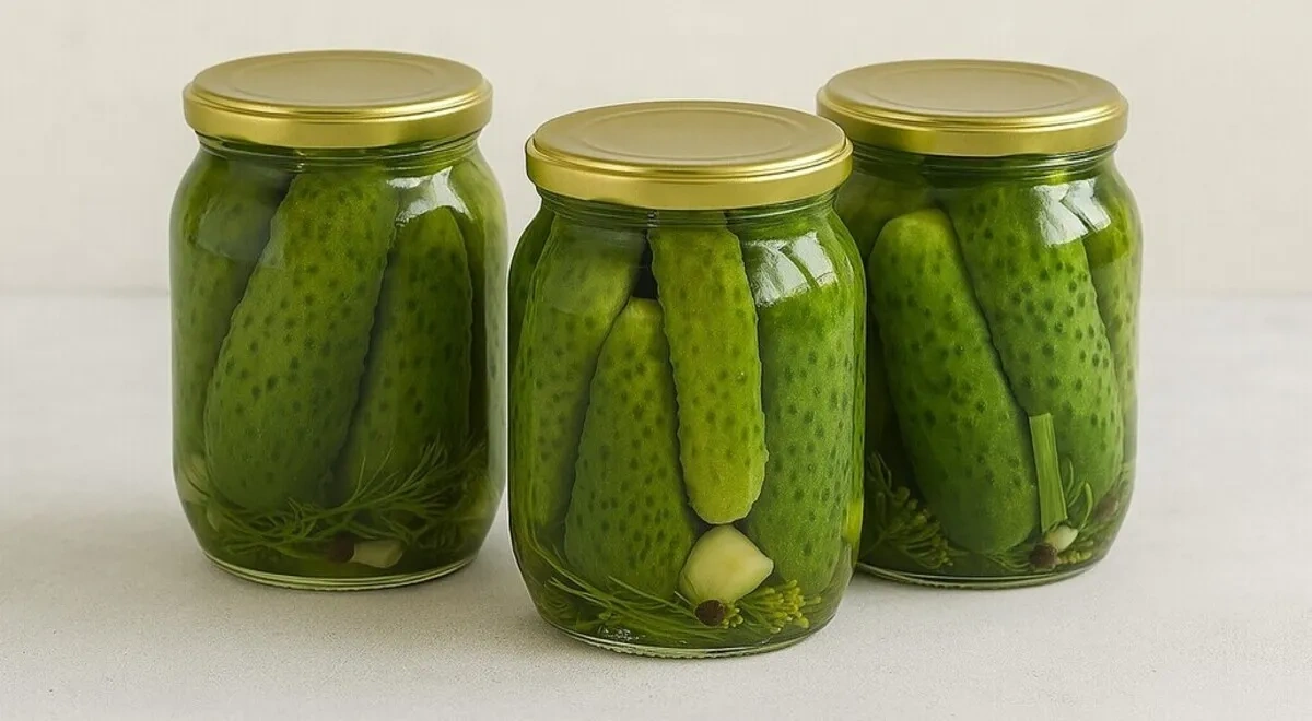 Маринованные огурцы с лимонной кислотой